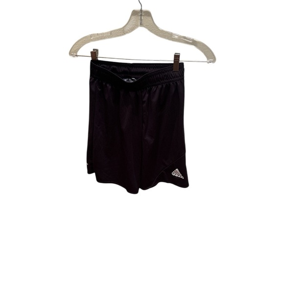 Adidas Dark Black Kids Sports Shorts - Picture 1 of 9